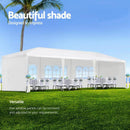 Wedding Party Canopy Tent Outdoor Gazebo With 6 Removable Sidewalls - White by Unique Piece Furniture