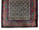 3x5 New Vintage Handmade Wool Rug Tribal Balouch Turkoman Prayer Rug Veggie Dyes