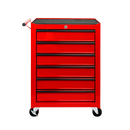 Rolling Metal Tool Chest with 6 Drawers, 20" Steel Storage Cabinet by HouseOfZazla