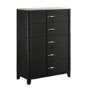 Opel - 5 Drawer Chest - Black by HouseOfZazla