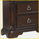 Traditional 5 Drawer Chest - Mahogany by HouseOfZazla