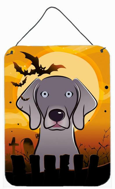 Halloween Weimaraner Wall or Door Hanging Prints BB1789DS1216