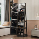 Swivel Jewelry Cabinet With Full Length Mirror by Unique Piece Furniture