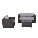 Stylish Sofa Seating Group With Cushions Perfect For Outdoor Gatherings by HouseOfZazla