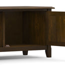 Burlington - Low TV Media Stand - Mahogany by Unique Piece Furniture