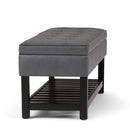 Cosmopolitan - Storage Ottoman Bench With Open Bottom by Unique Piece Furniture