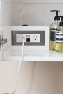 James Martin Columbia 48" Floating Single Bathroom Vanity, Glossy White