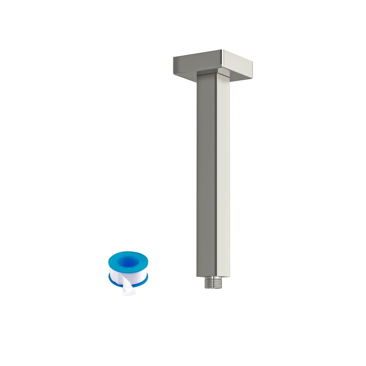 Premium 8" Ceiling Mounted Shower Arm With Flange, photo 2 of 18