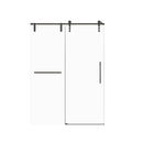 Frameless Single Sliding Shower Doors With Towel Rail & Handle by HouseOfZazla