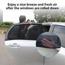 2PCS Universal Car Rear Window Mesh Sunshade