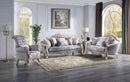 Galelvith - Loveseat With 4 Pillows - Gray Fabric by Unique Piece Furniture