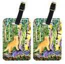 Golden Retriever Luggage Tag