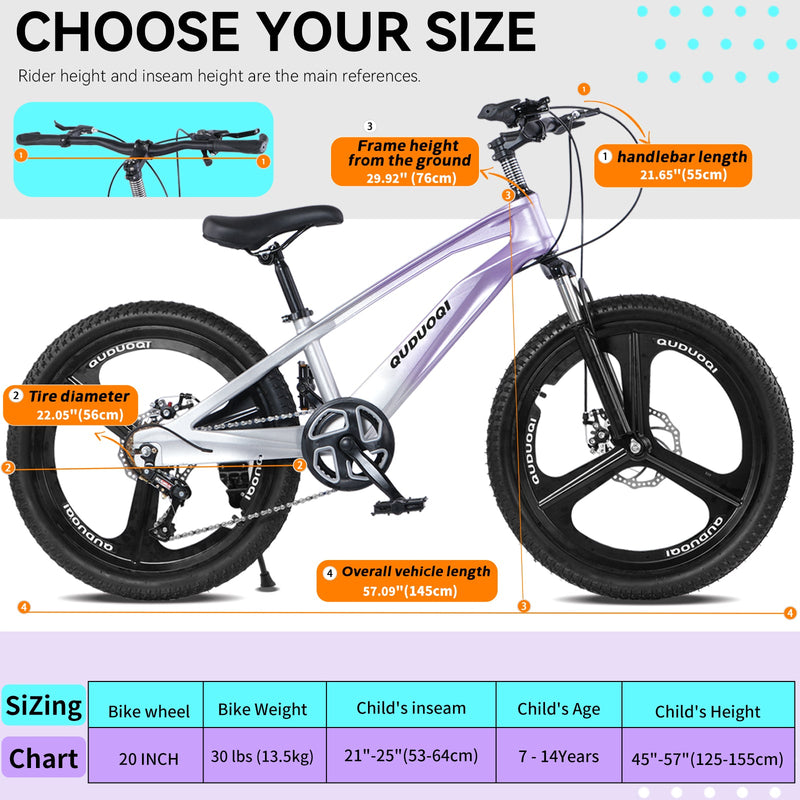 FKZNPJ 20 Inch Kids Mountain Bike, photo 9 of 10