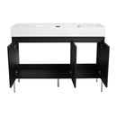 Freestanding Bathroom Vanity With Resin Sink And Storage Cabinet by HouseOfZazla