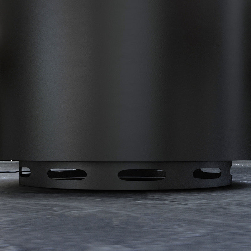 Portable Stainless Smokeless Fire Pit with Poker for Campfire, Backyard Picnic, and Camping