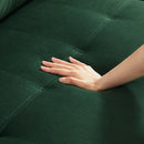 88" Reversible Pull out Sleeper Sectional Storage Sofa Bed, Corner sofa-bed with Storage Chaise Left/Right Handed Chaise