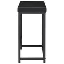Klekner - 4 Piece Counter Height Table Set With Nesting Tables And Backless Stools - Charcoal