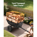 Dump Trailer 500 lbs 10 Cu. Ft Tow Behind Plastic Garden ATV Trailer Cart by HouseOfZazla