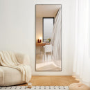 Modern Full Length Mirror With High Definition Shatter Proof Glass And Aluminum Alloy Frame
