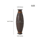 Hand Woven Bamboo Floor Vase, Decorative Accent For Living Room - Acacia Wood by HouseOfZazla