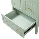 Retro Bathroom Vanity With Sink, Soft Closing Cabinet & Drawers by HouseOfZazla