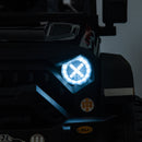 24V Ride On Large PickUp Truck car for Kids,ride On 4WD Toys with Remote Control,Parents Can Assist in Driving,Bluetooth music version,Pickup truck design with spacious storage in the rear.