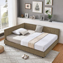 Upholstered Bed Frame With Tufted Backrest And Armrests by Unique Piece Furniture