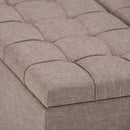 Harrison - Upholstered Coffee Table Storage Ottoman by Unique Piece Furniture