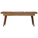 Larissa - Triple Accent Cane Bench - Beige by HouseOfZazla
