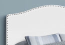Queen Size Upholstered Bed Headboard - White, Transitional by HouseOfZazla
