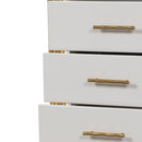 Obsession - 5 Drawer LED Chest - White by HouseOfZazla