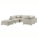Cassandra - Sofa With Ottoman by HouseOfZazla
