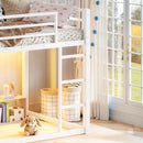 Twin Over Twin Bunk Bed with Storage Shelves and Drawers by HouseOfZazla