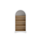 47" Freestanding Display Rack with Woodgrain Shelves by HouseOfZazla