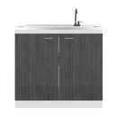 Salento Freestanding Sink, Double Door Cabinet by HouseOfZazla