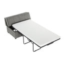 Twin Size Folding Ottoman Sleeper Bed With Mattress Convertible Guest Bed by HouseOfZazla