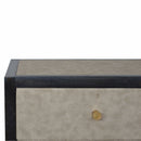 Nightstand, 3 Drawer - Black by HouseOfZazla
