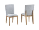 Caspian - And Oak Finish Dining Chair (Set of 2) - Gray by HouseOfZazla
