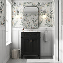 Bathroom Vanity With 2 Doors And Tip Out Drawer, Soft Closing Hinges by Unique Piece Furniture