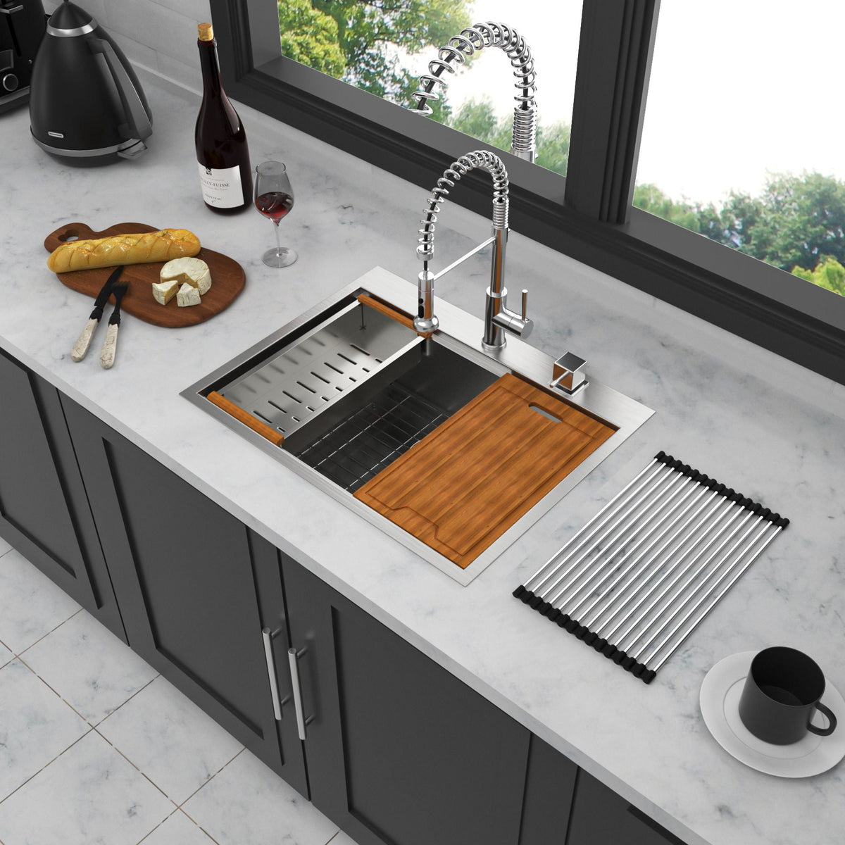 Drop In Kitchen Sink Stainless Steel 16 Gauge, photo 13 of 38