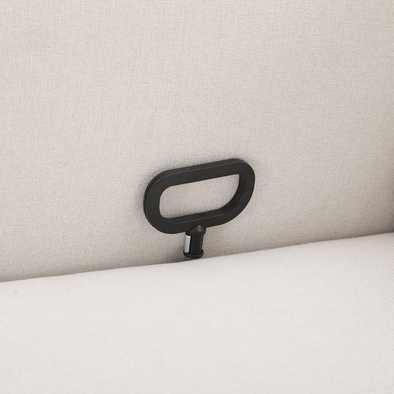 29.5'' Wide Wingback Swivel Rocker Recliner Chair, Glider Rocker Recliner, Rocking Chair Nursery for Living Room Bedroom Apartment,Linen,Beige