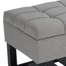 Saxon - Upholstered Transitional Storage Ottoman Bench by Unique Piece Furniture