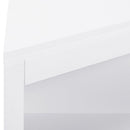 Bathroom Floor Corner Cabinet with Doors and Shelves