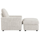 Oversized Chaise Lounge Indoor Rabbit Fur Sofa Bed With Storage Ottoman And Armrests Cup Holders With Deep Seat by HouseOfZazla
