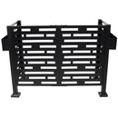 4x2 Ft Metal Air Conditioner Fence with Planter Boxes by HouseOfZazla