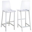 Bar Stools (Set of 2) - Clear