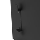 45 Bay Mobile School Charging Cart Station For Chromebook, Tablet And Laptop Computer With Power Strip Included - Black by HouseOfZazla