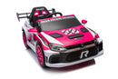12V4A 20W*2 One Button Start, Forward And Backward, High And Low Speed, Music, Front Light, Power Display, Two Doors Can Open, 2.4G R / C, Seat Belt Four Wheel Absorber Kids Ride On Car by HouseOfZazla