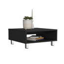 Coffee Table 1 Shelf, 4 Legs - Black by Unique Piece Furniture