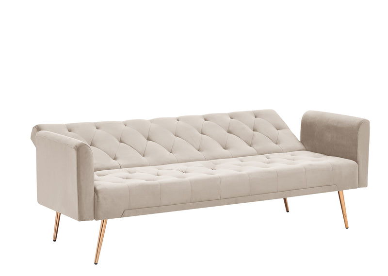 71" Convertible Double Folding Living Room Sofa Bed